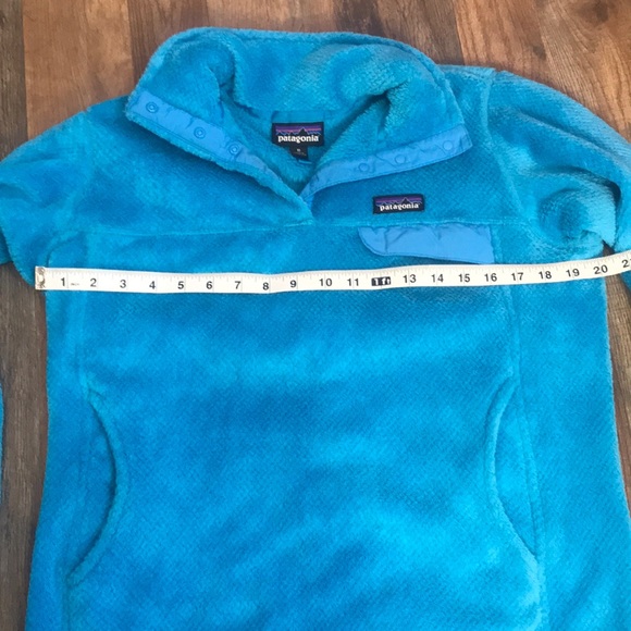 Patagonia Synchilla Snap Blue Pullover Fleece Blue Fuzzy Medium Fall 2023 - Picture 6 of 8